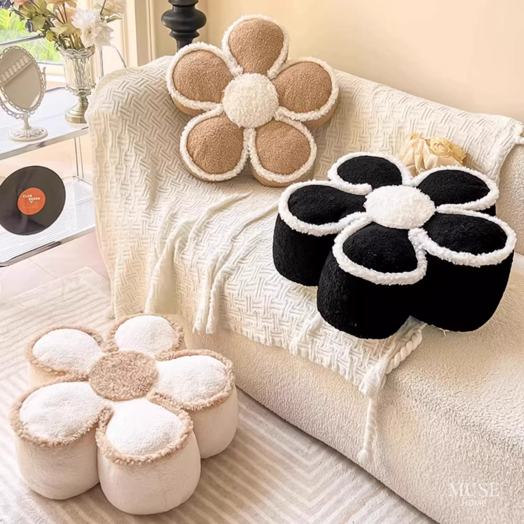 フェミニンフラワーボリューミークッション