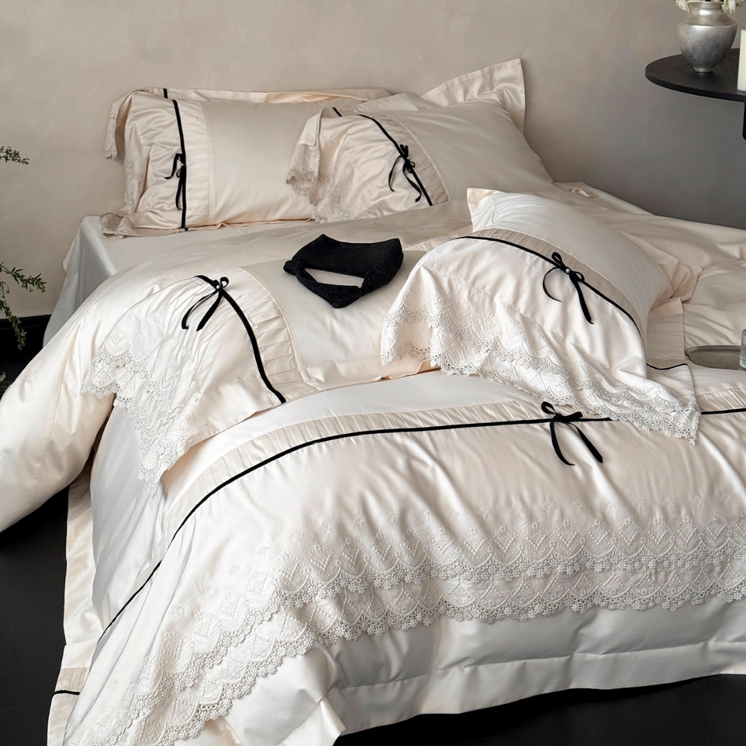 ロマンティックレースベッドリネンセット