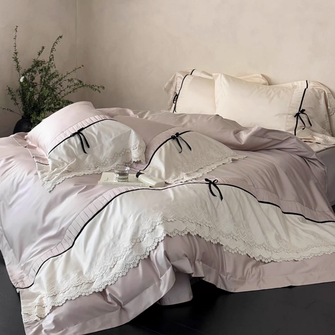 ロマンティックレースベッドリネンセット