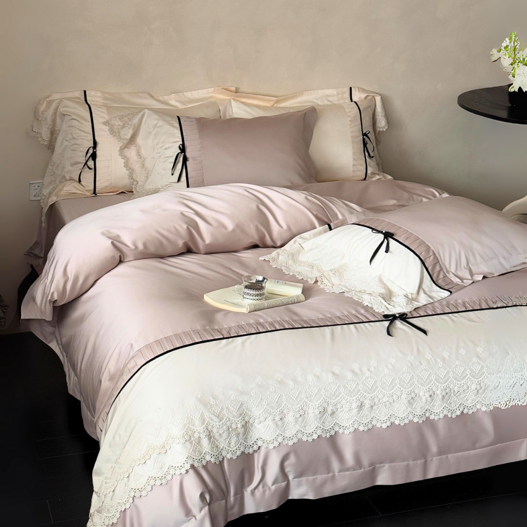 ロマンティックレースベッドリネンセット