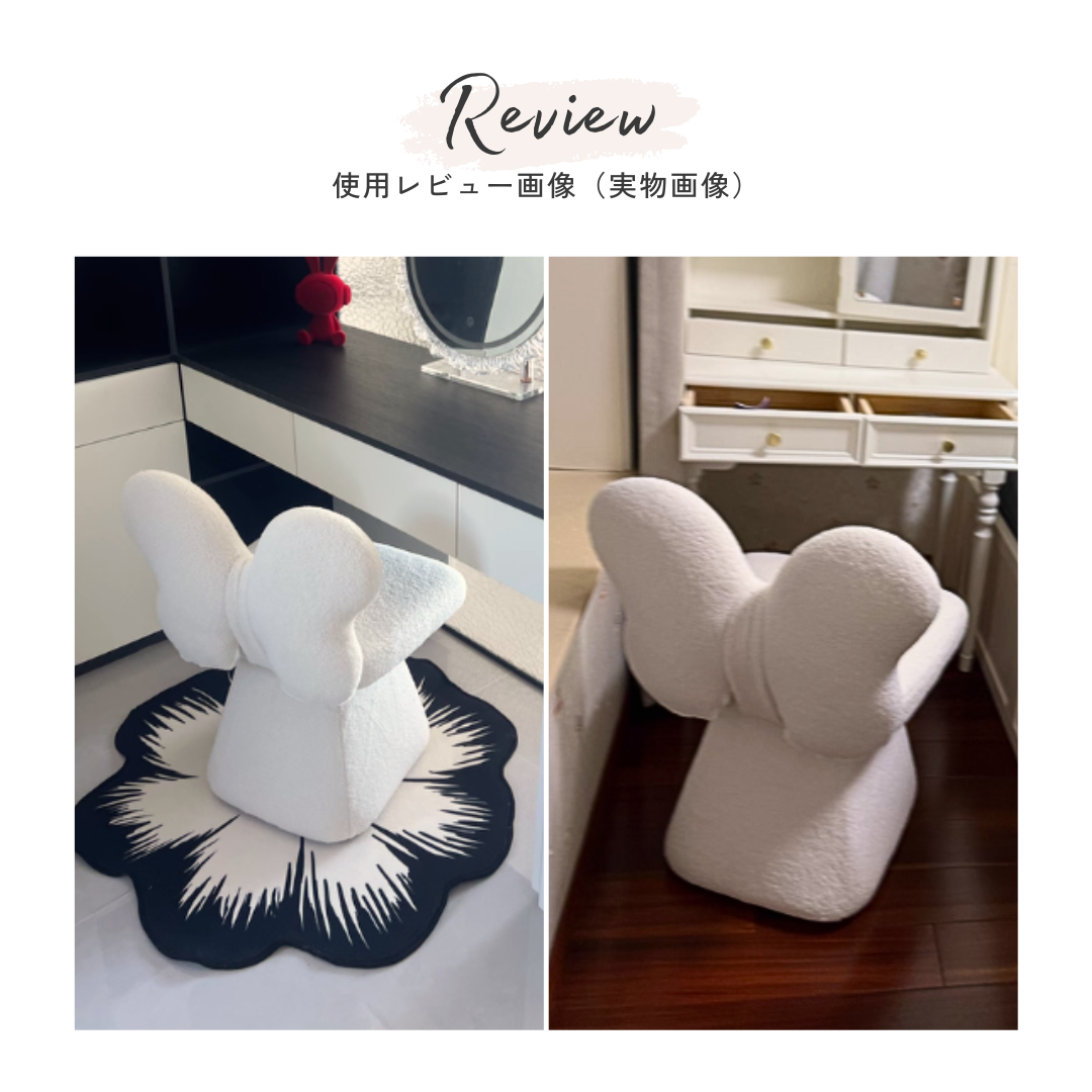 フェミニンエレガンスリボンチェア