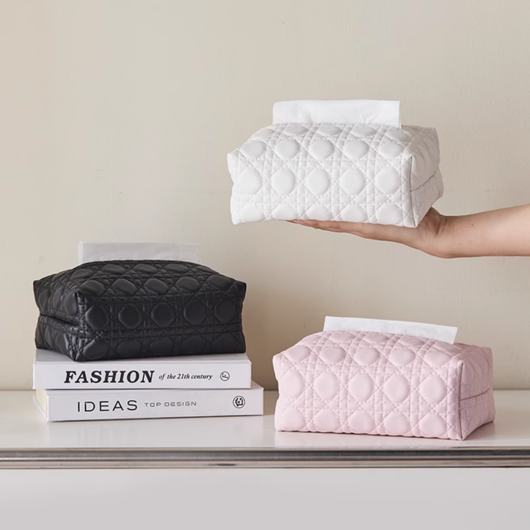 キルトデザインソフトティッシュケース