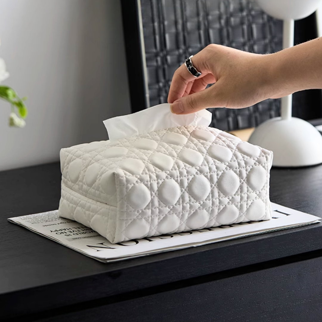 キルトデザインソフトティッシュケース