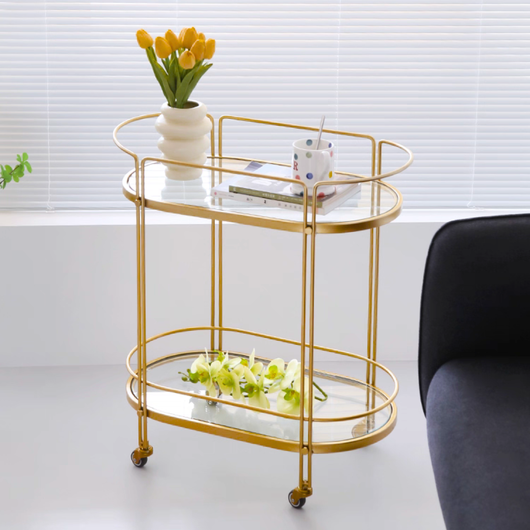 エレガンスフレームガラスカート