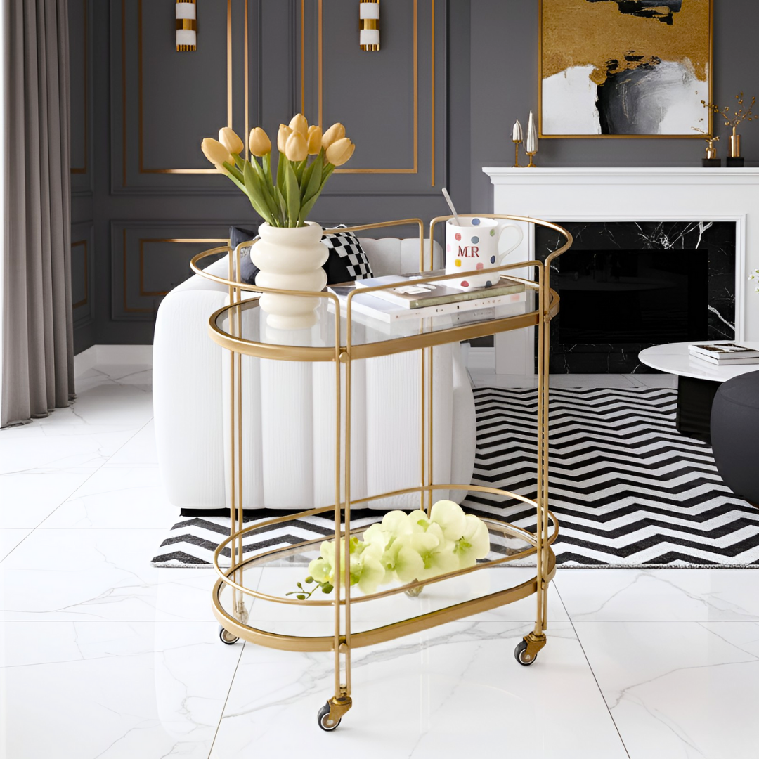 エレガンスフレームガラスカート