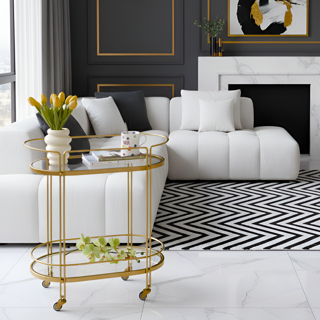 エレガンスフレームガラスカート