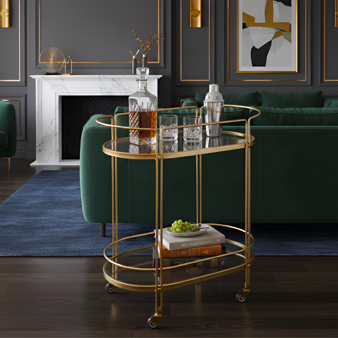 エレガンスフレームガラスカート