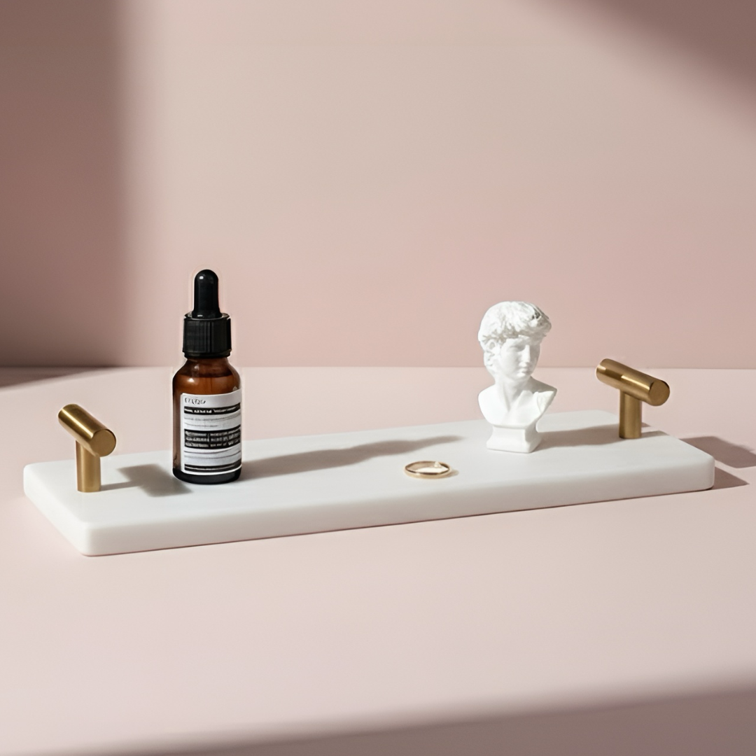 プレミアム大理石スリムデザイントレイ