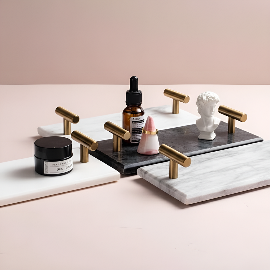 プレミアム大理石スリムデザイントレイ