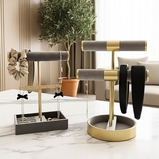 グレイッシュゴールドアクセサリースタンド