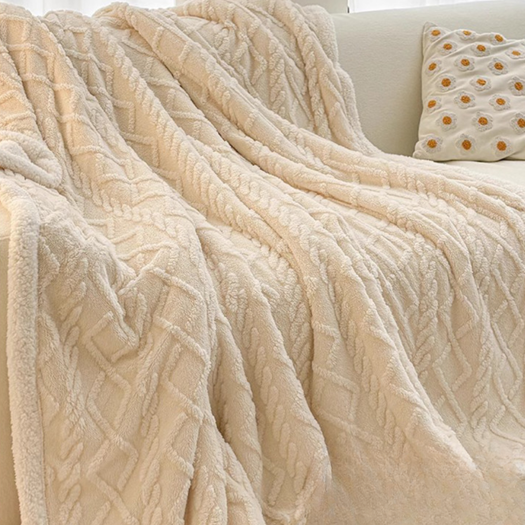 ミルキーヴェールボアブランケット