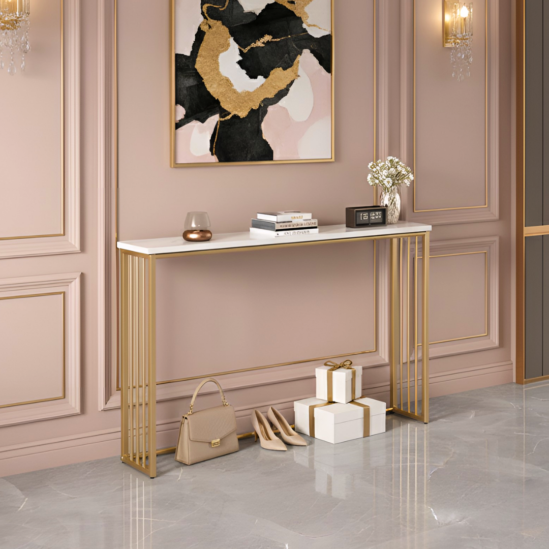 ゴールドラインコンソールテーブル