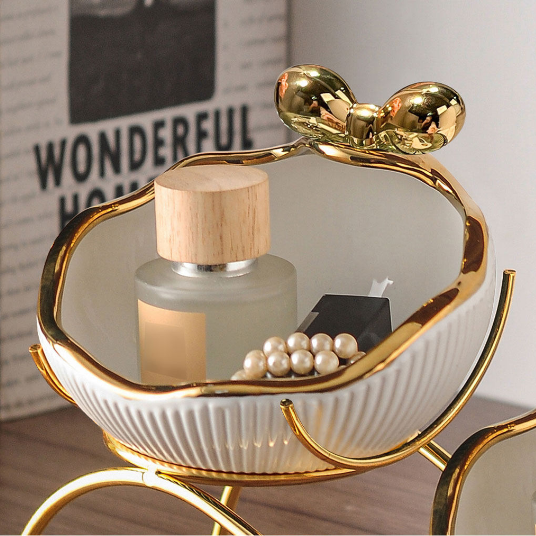 ゴールドリボンアクセントダブルトレイ