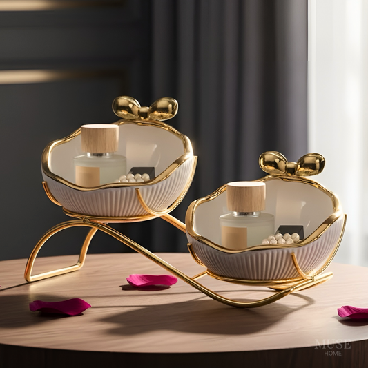 ゴールドリボンアクセントダブルトレイ