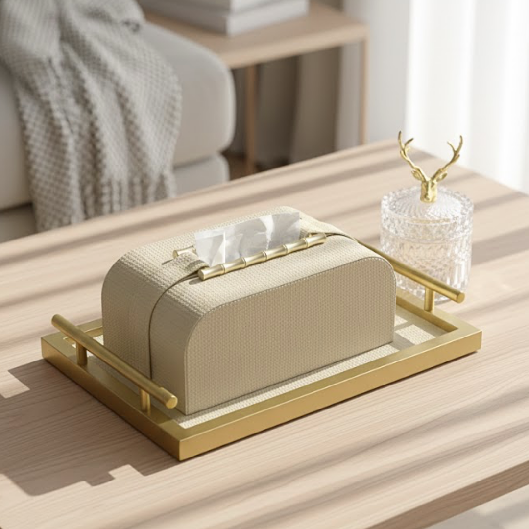 モダンナチュラルティッシュケースセット