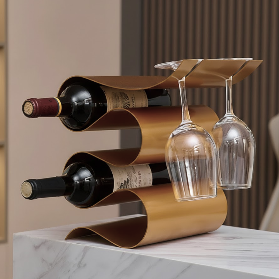 ウェーブラインリッチワインラック