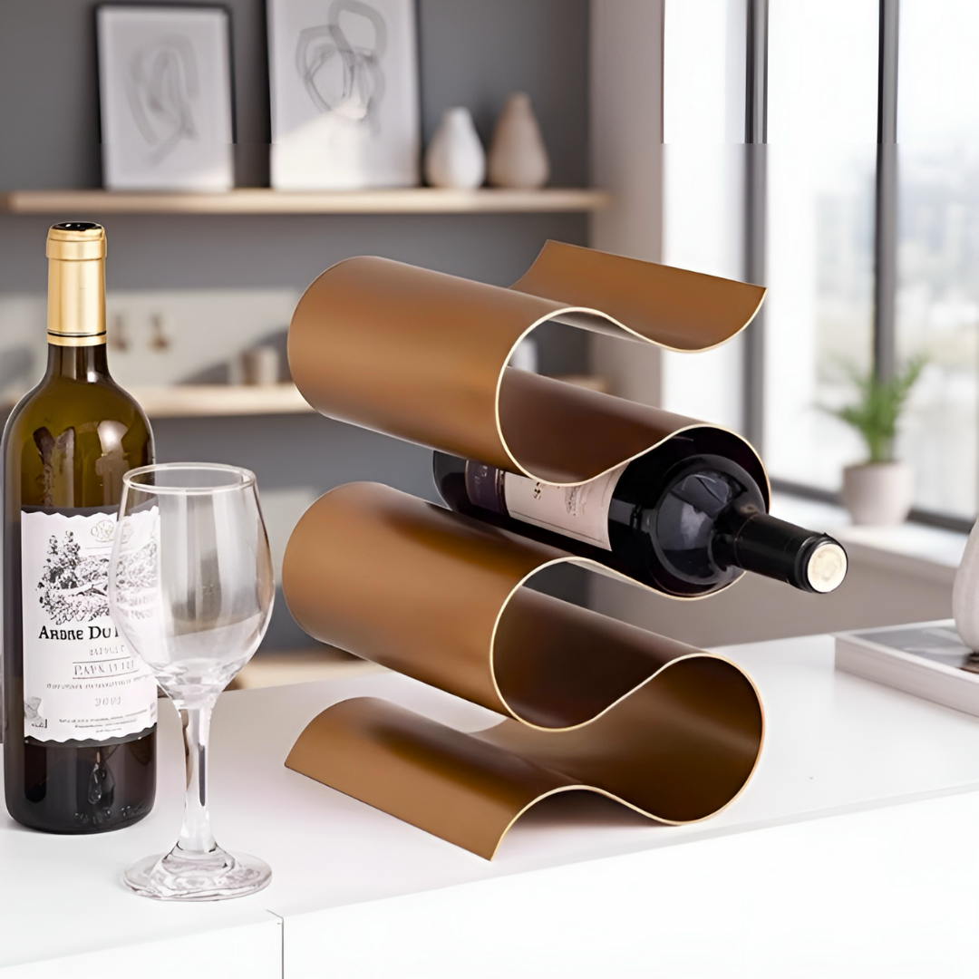 ウェーブラインリッチワインラック
