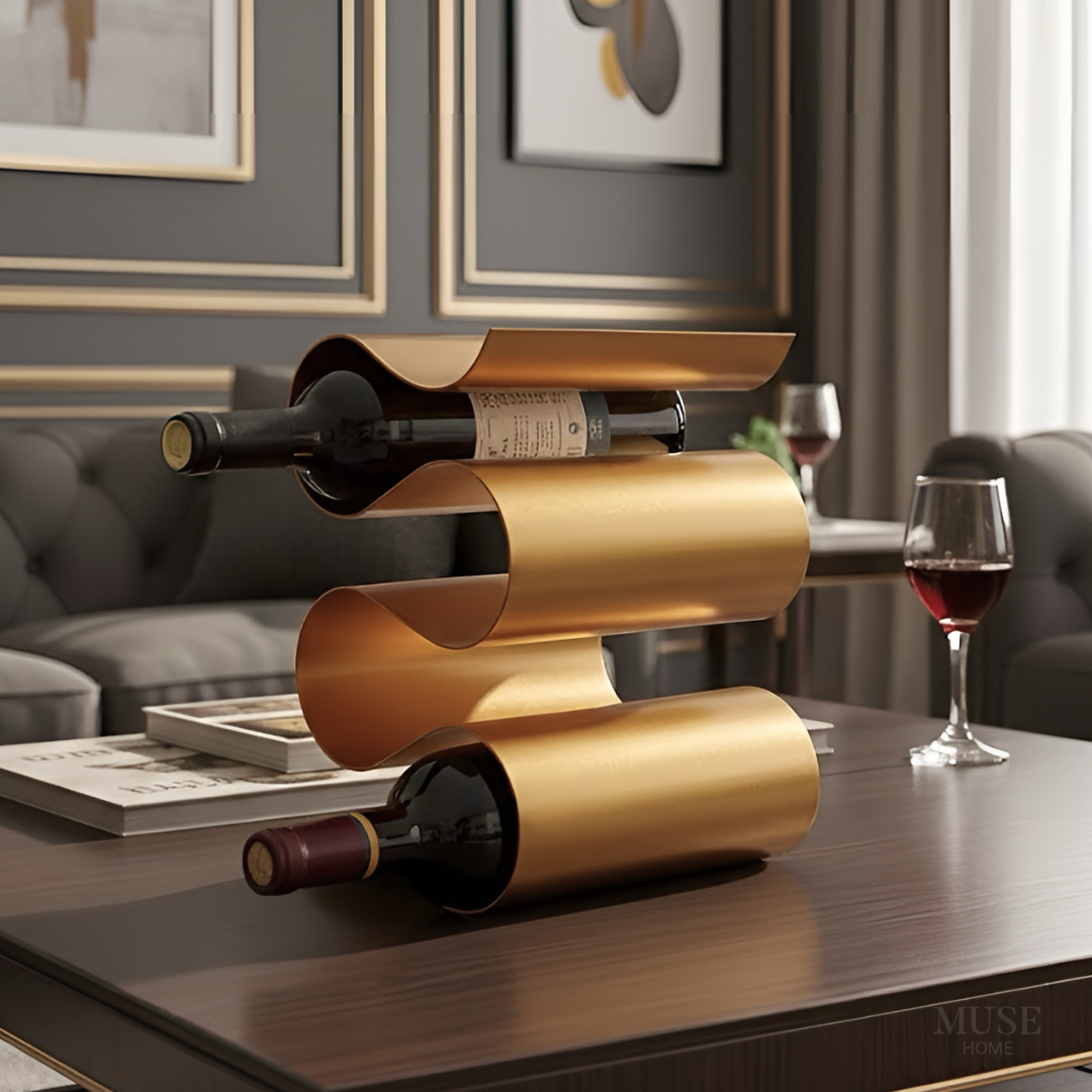 ウェーブラインリッチワインラック