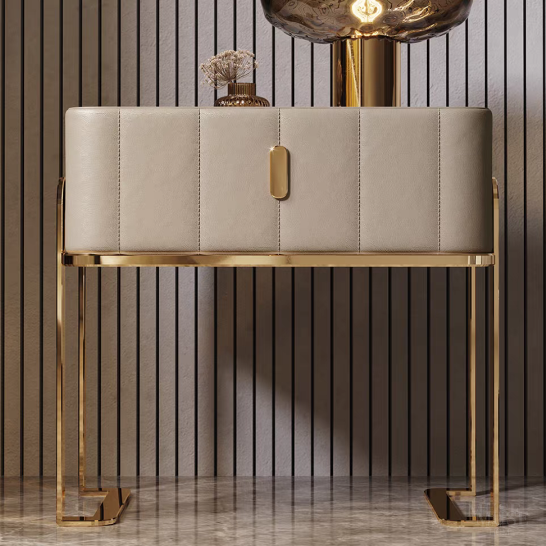 エレガントサイドキャビネットテーブル