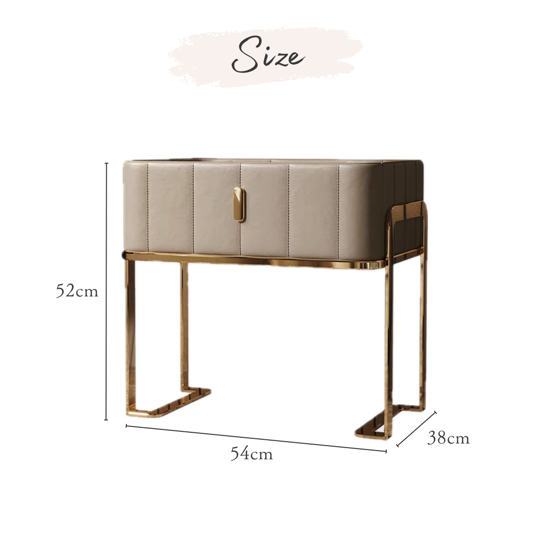 エレガントサイドキャビネットテーブル