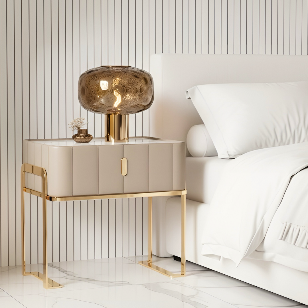 エレガントサイドキャビネットテーブル