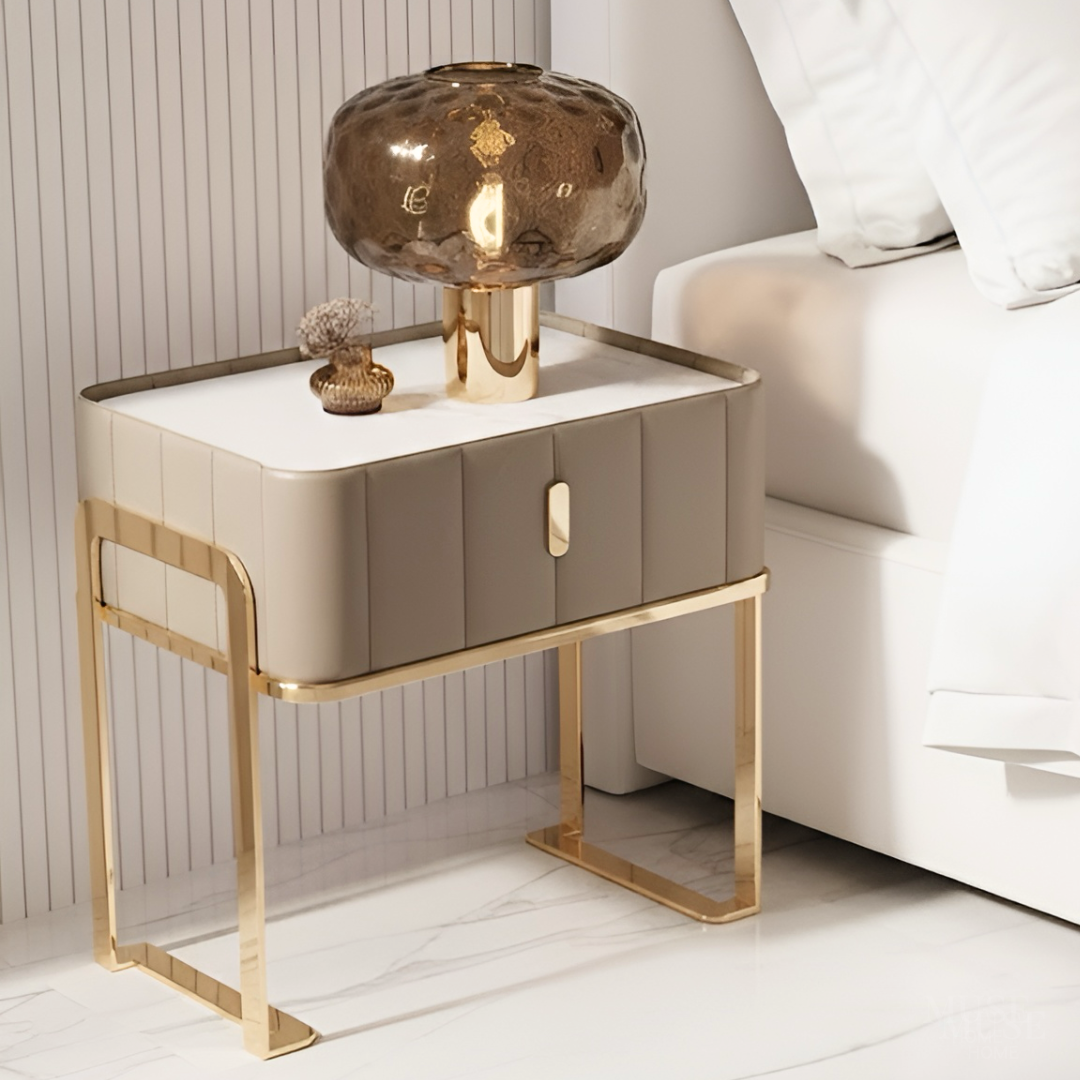 エレガントサイドキャビネットテーブル