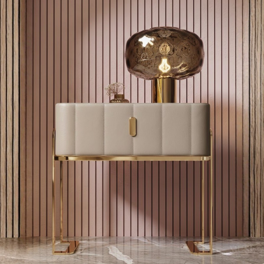 エレガントサイドキャビネットテーブル