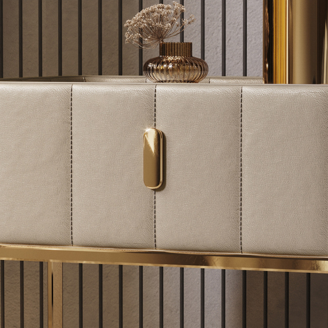 エレガントサイドキャビネットテーブル