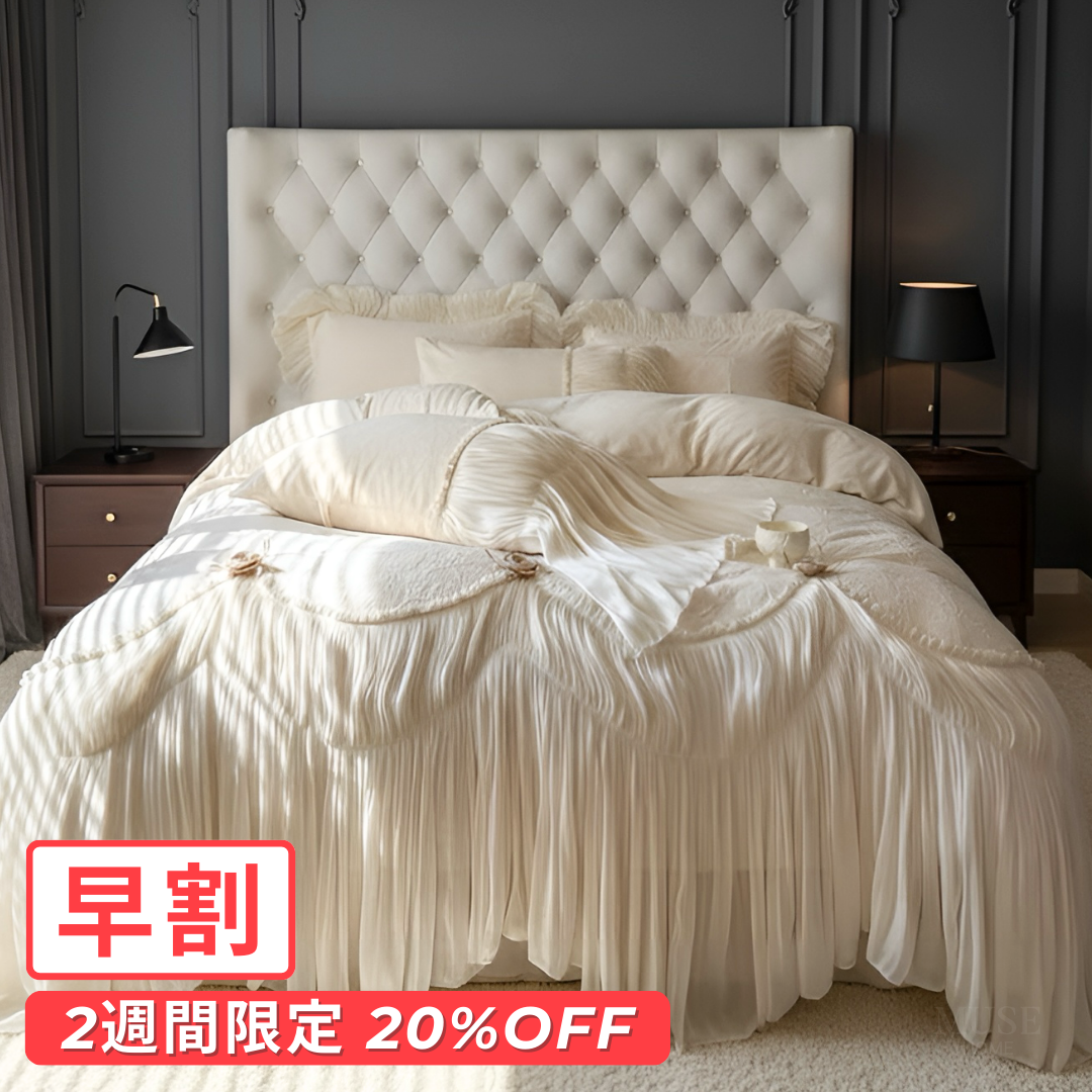 【早割対象】フリルロマンティックベッドリネンセット