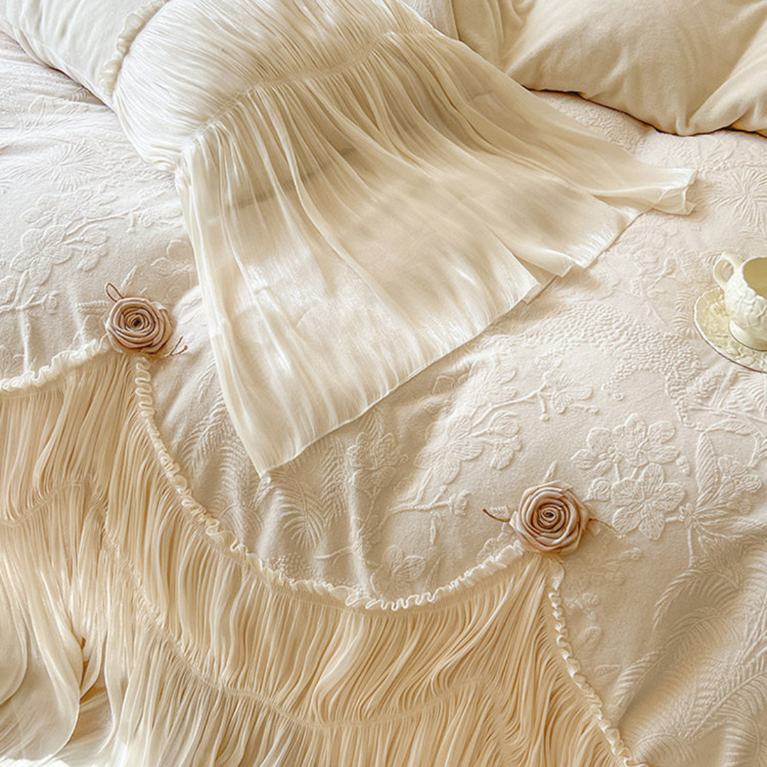 【早割対象】フリルロマンティックベッドリネンセット