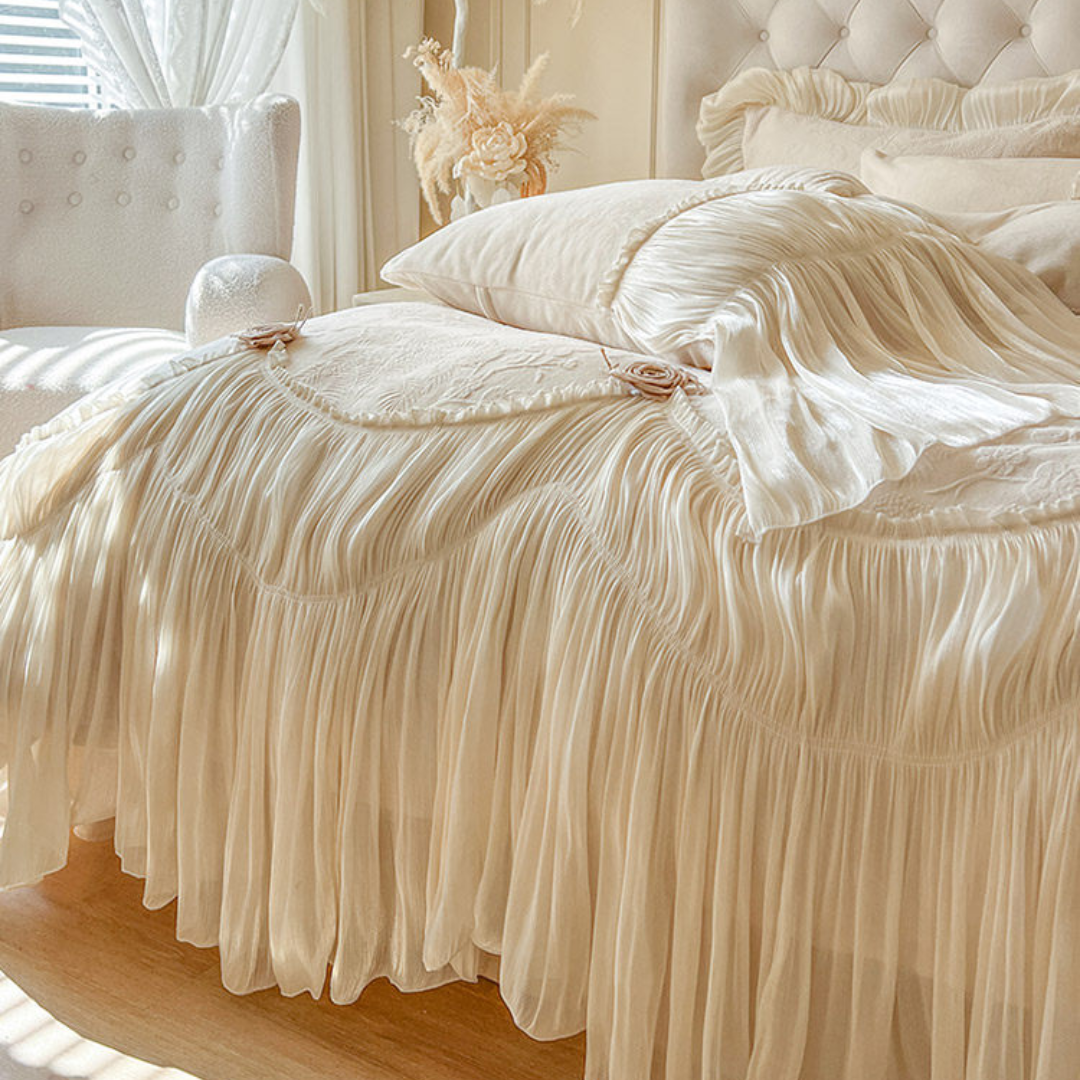 【早割対象】フリルロマンティックベッドリネンセット