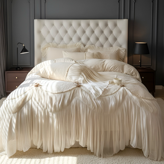 フリルロマンティックベッドリネンセット