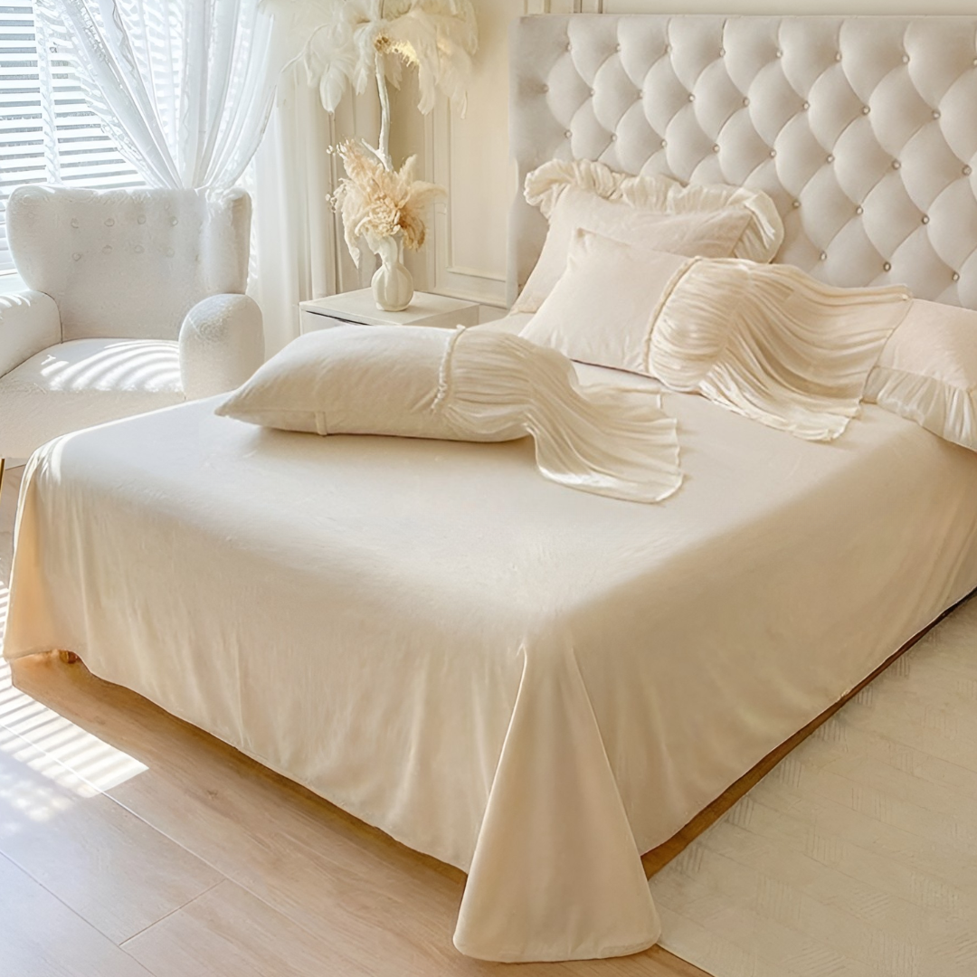 【早割対象】フリルロマンティックベッドリネンセット