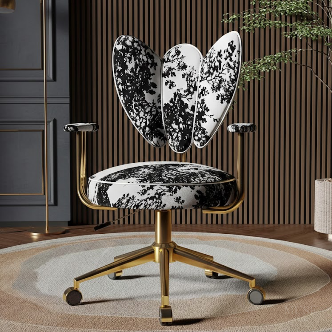 【早割対象】モノブロッサムゴールドデスクチェア