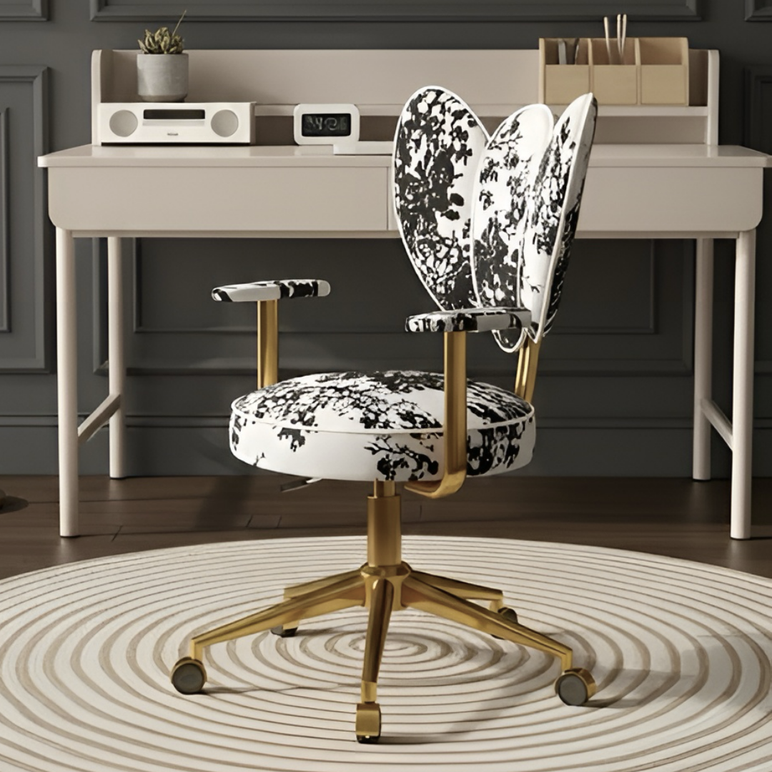 【早割対象】モノブロッサムゴールドデスクチェア