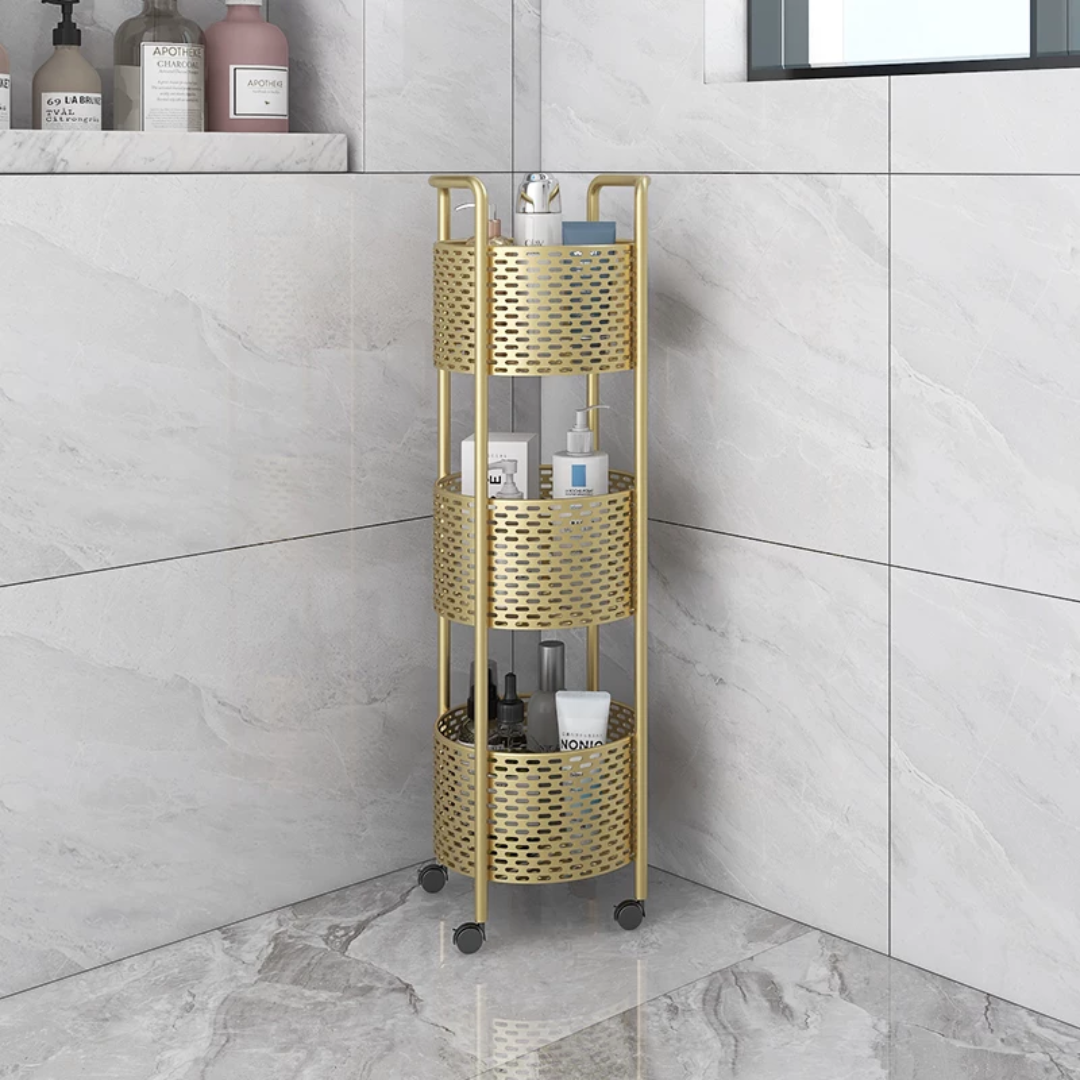 【早割対象】ゴールドタワーバスケットワゴン