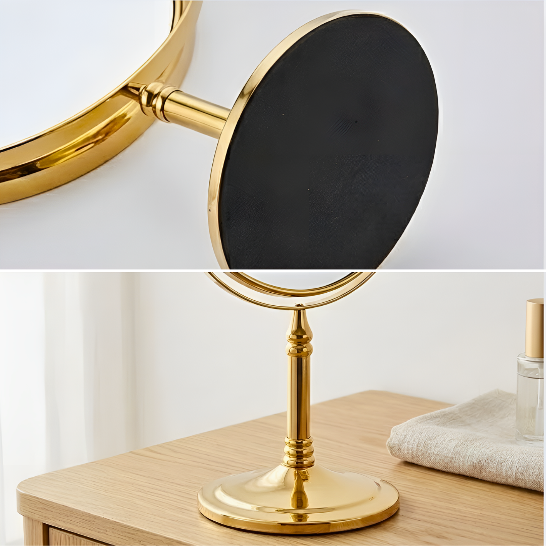 クラシックゴールドメイクミラー