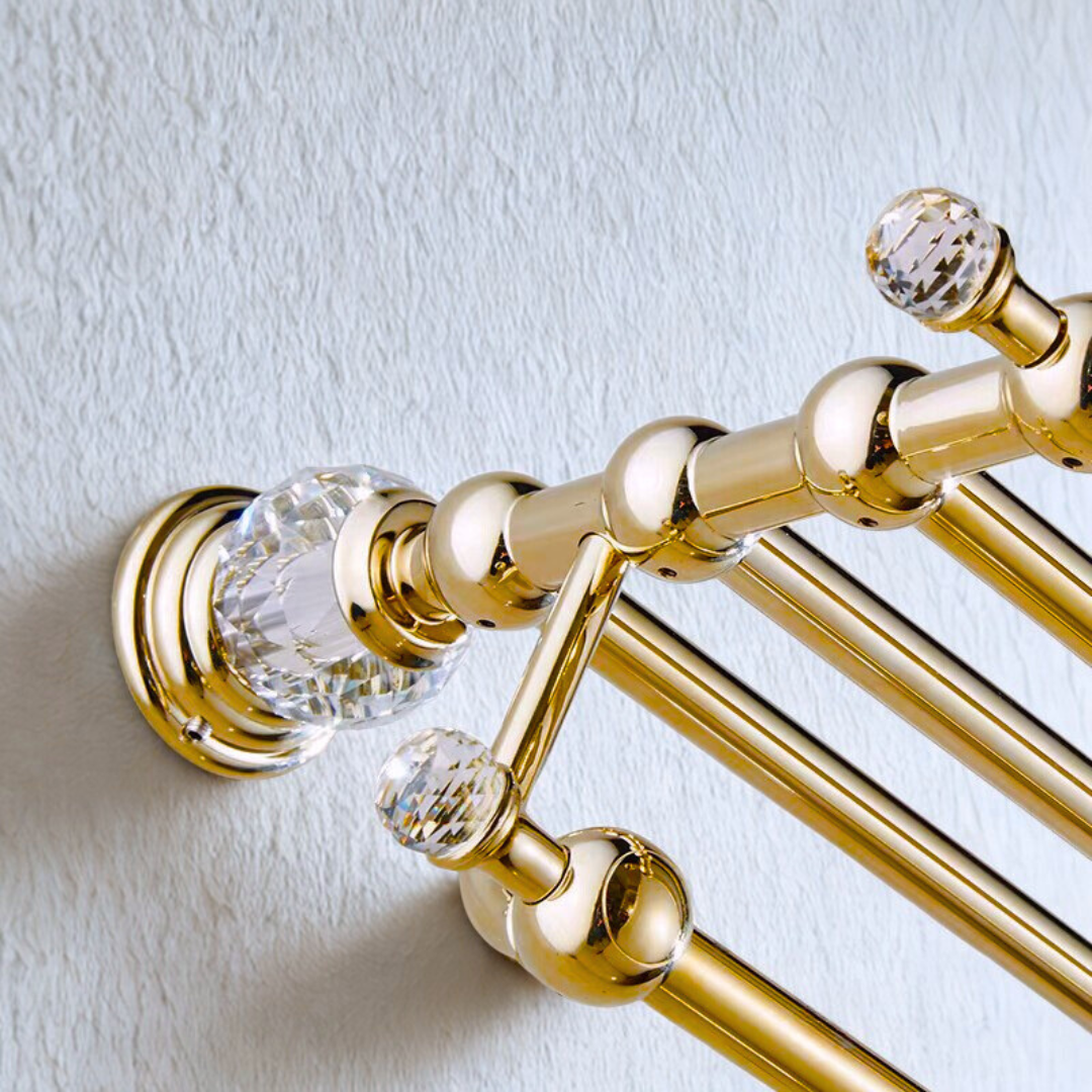 ラグジュアリークリスタルタオルラック