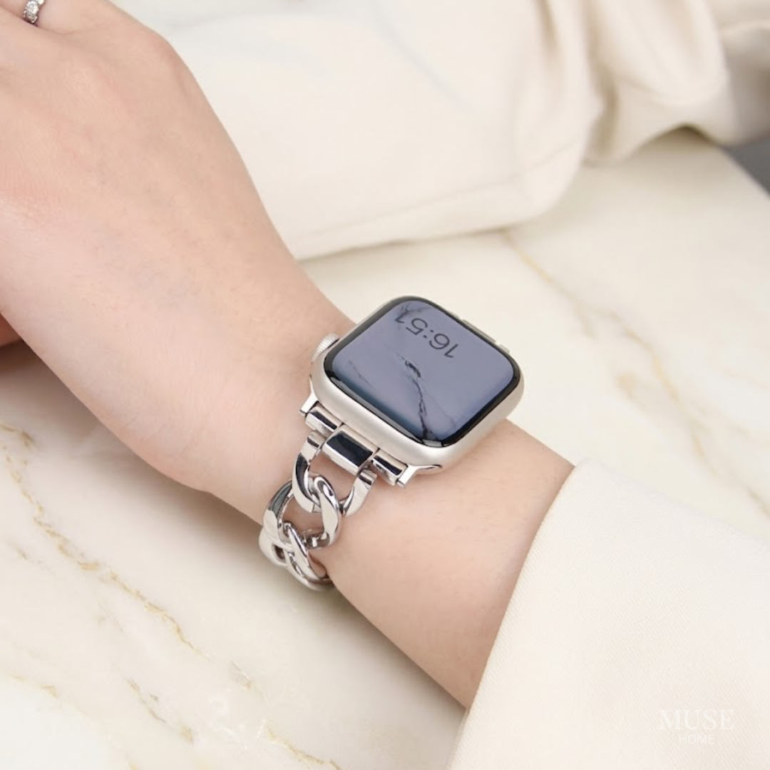 ラグジュアリーチェーンアップルウォッチバンド