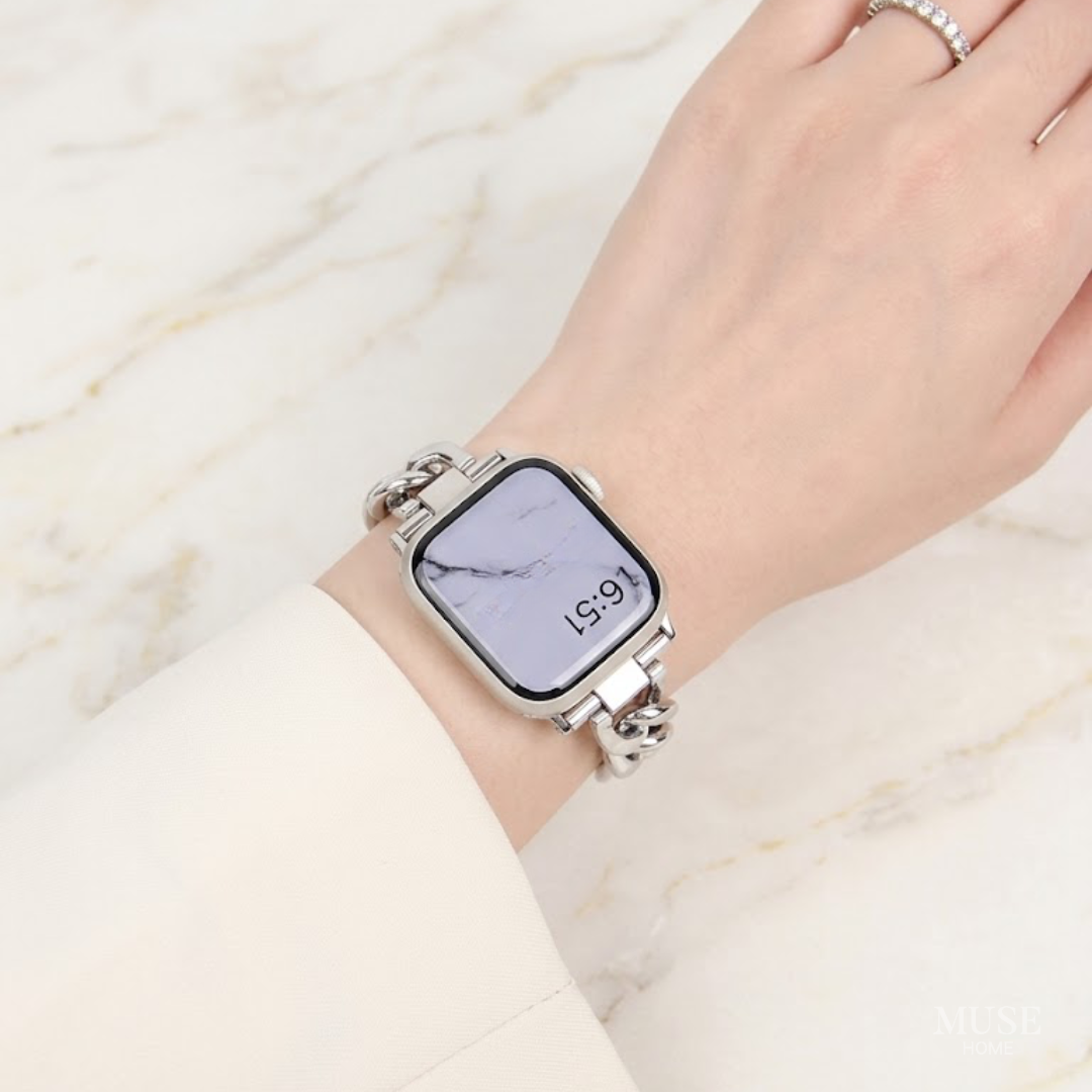 ラグジュアリーチェーンアップルウォッチバンド