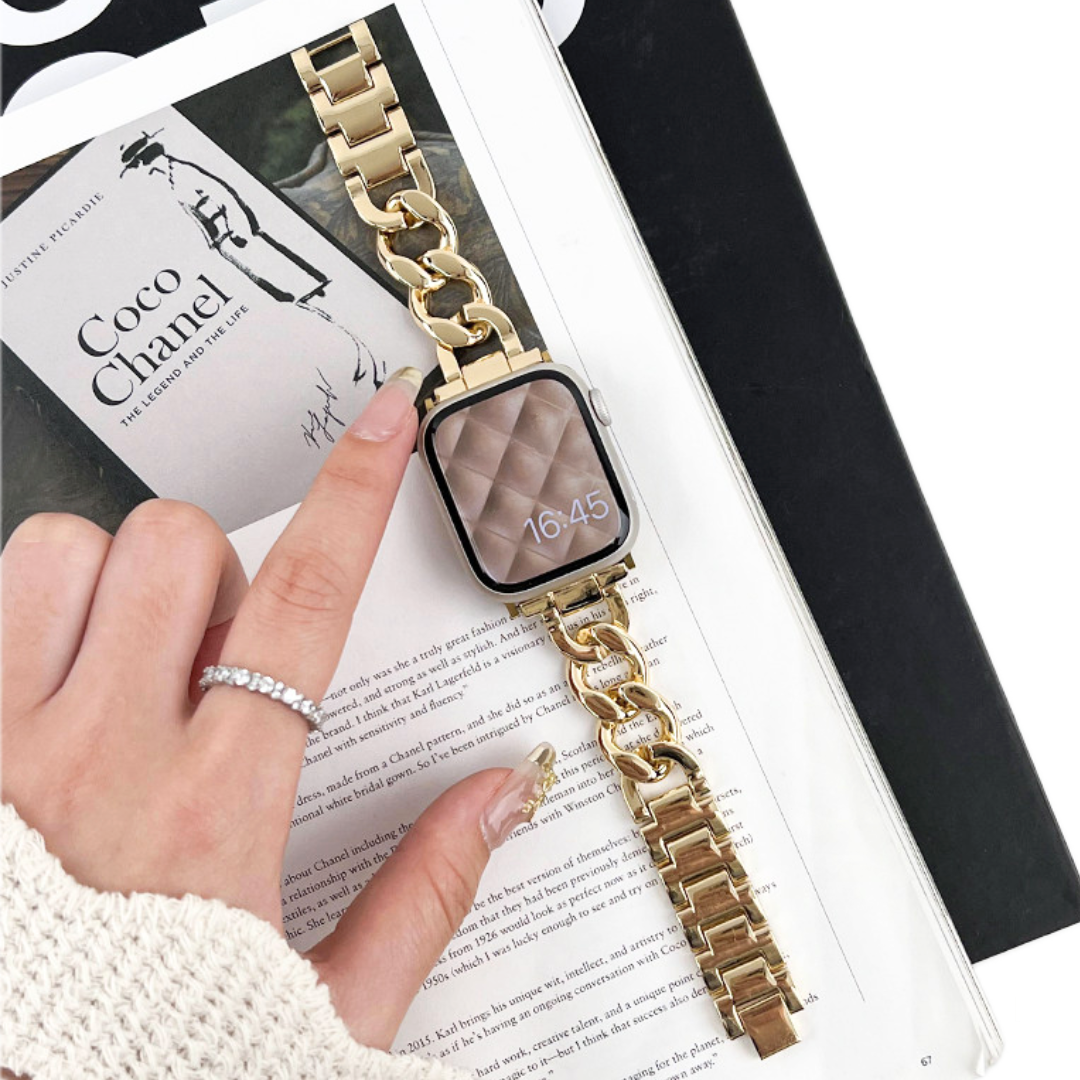 ラグジュアリーチェーンアップルウォッチバンド