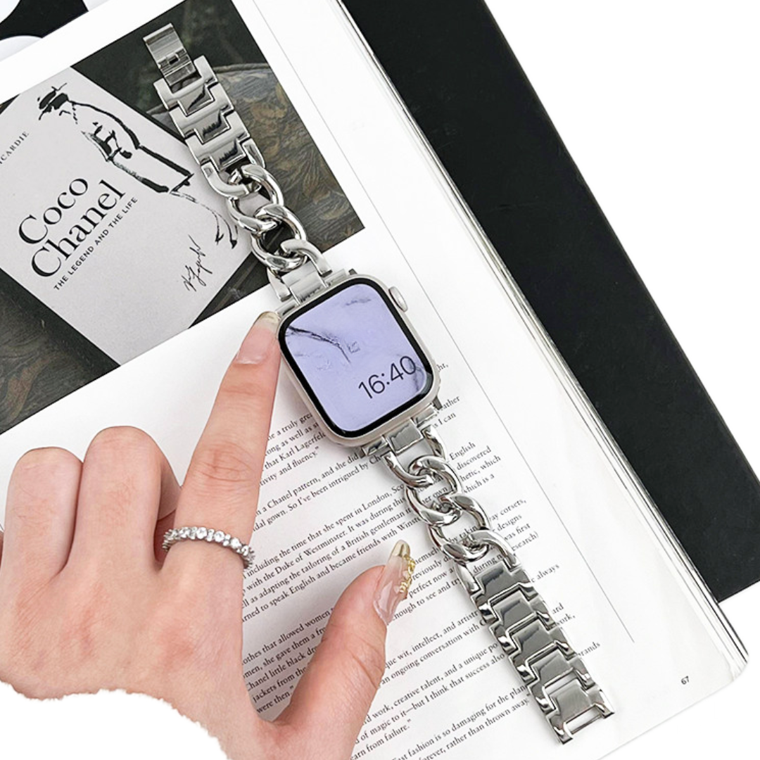 ラグジュアリーチェーンアップルウォッチバンド