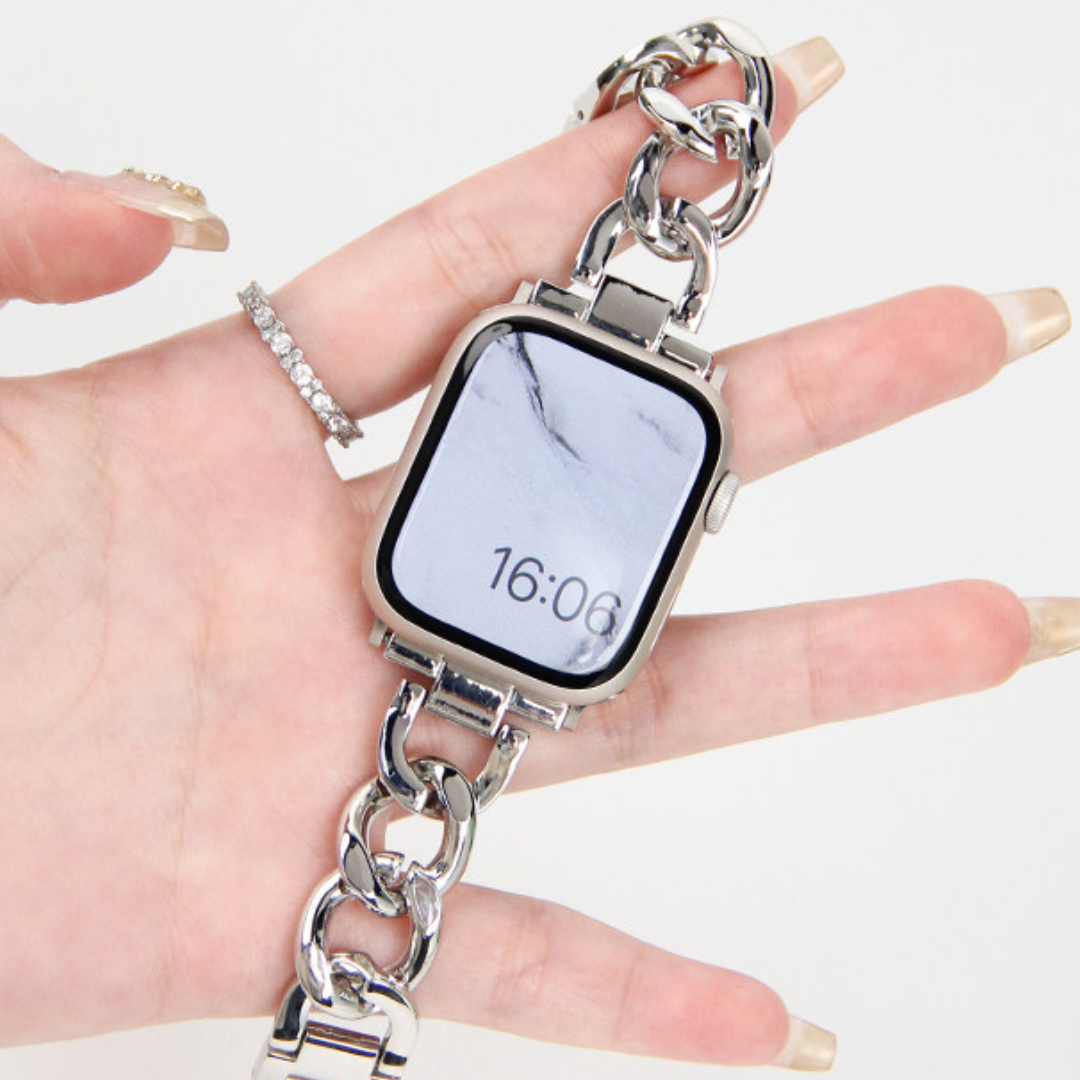 ラグジュアリーチェーンアップルウォッチバンド