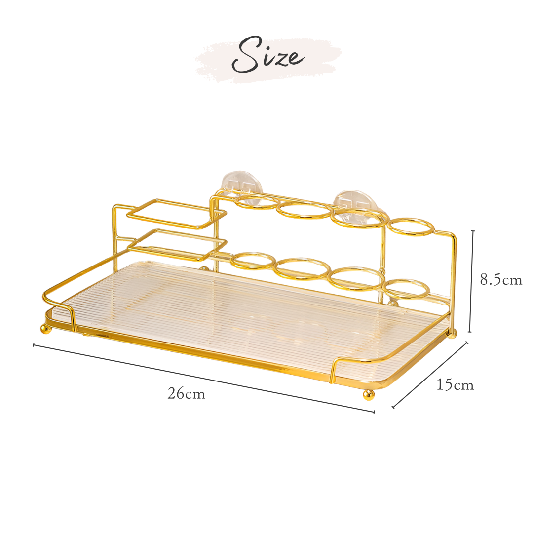 ゴールドウォールバスホルダートレイ