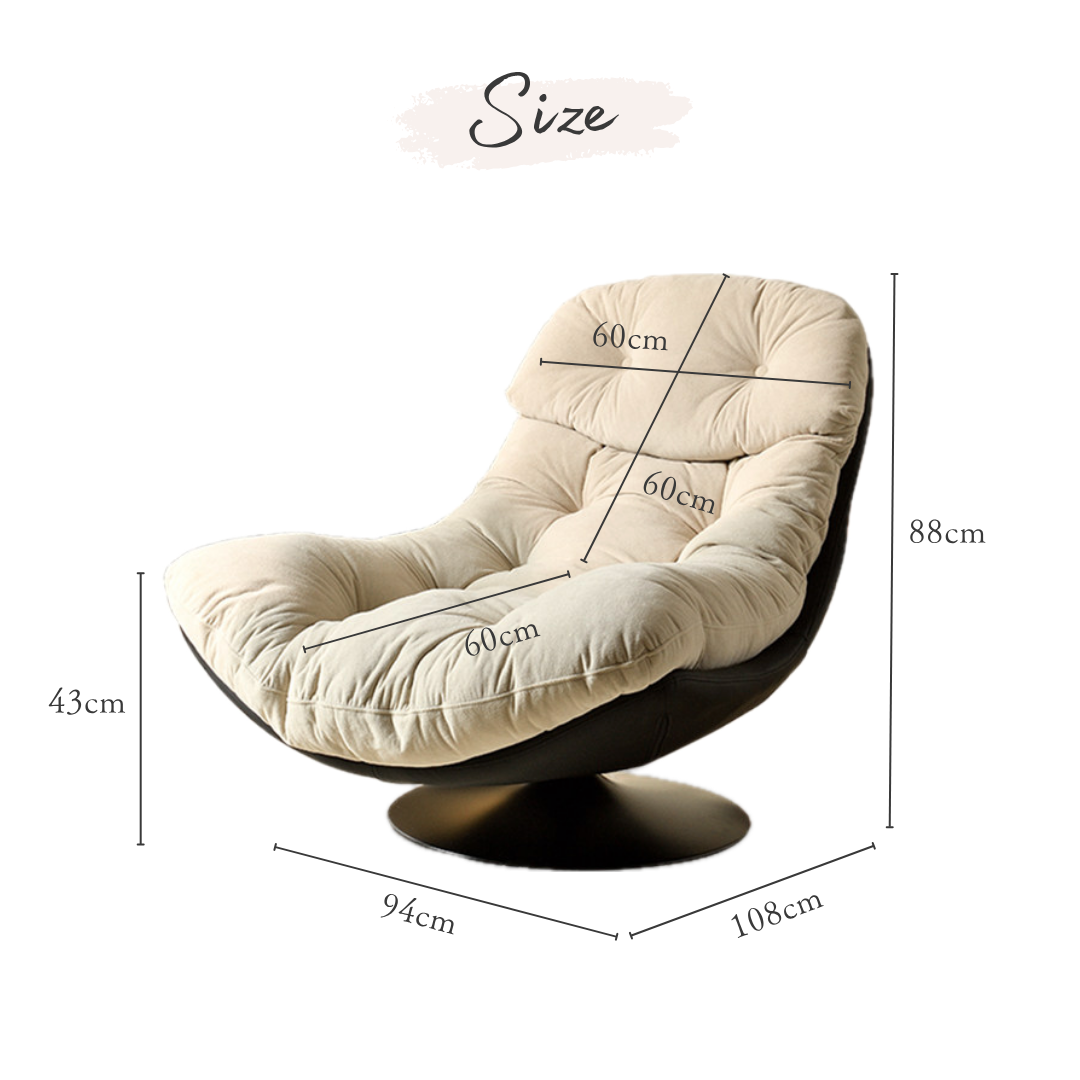 モダンパフィーラウンジチェア