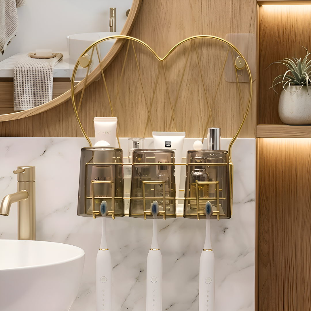 【早割対象】ハートフレームゴールドウォールシェルフ