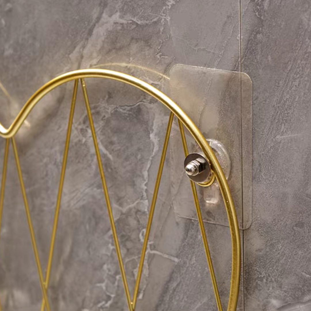 【早割対象】ハートフレームゴールドウォールシェルフ