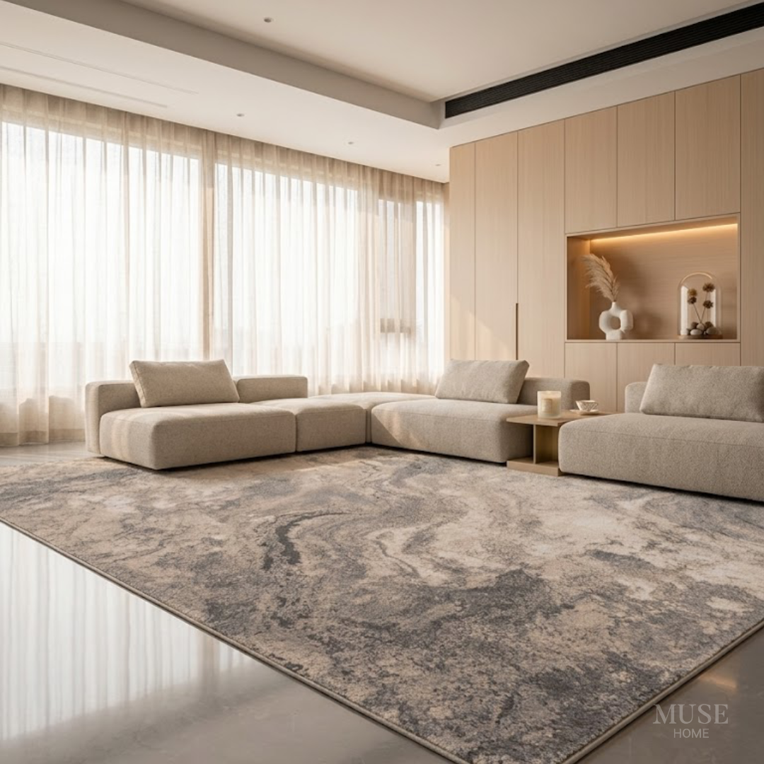 【早割対象】ニュアンスアートモダンラグマット