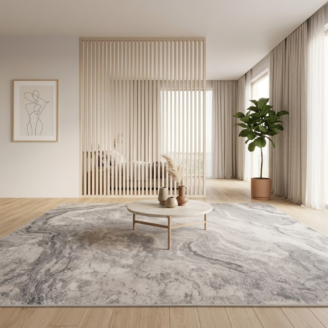 【早割対象】ニュアンスアートモダンラグマット