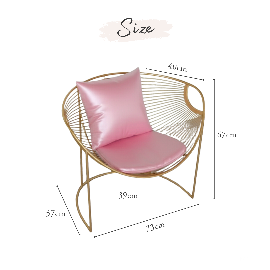 ゴールドメッシュリラックスチェア